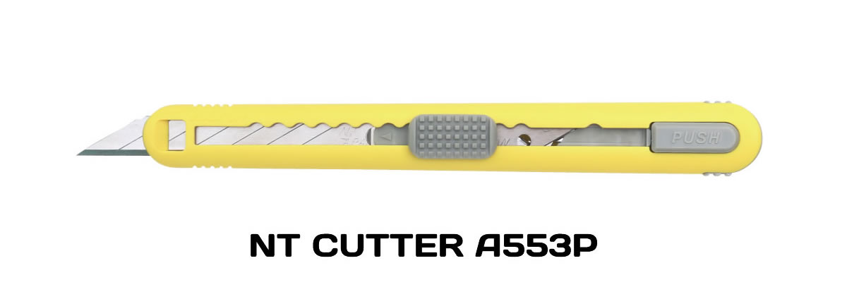 Bisturí NT CUTTER A553P Especial para cortes de PPF con cuchilla biselada