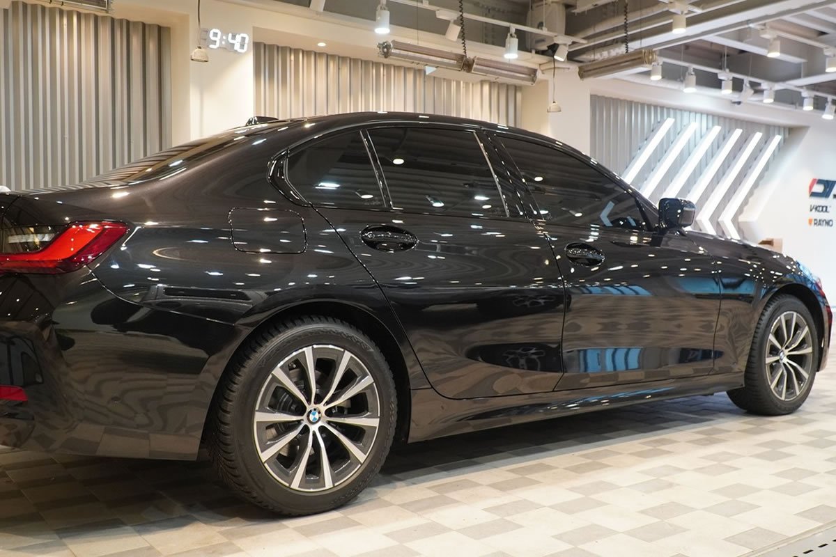 bmw serie 3 ppf negro brillante zivent