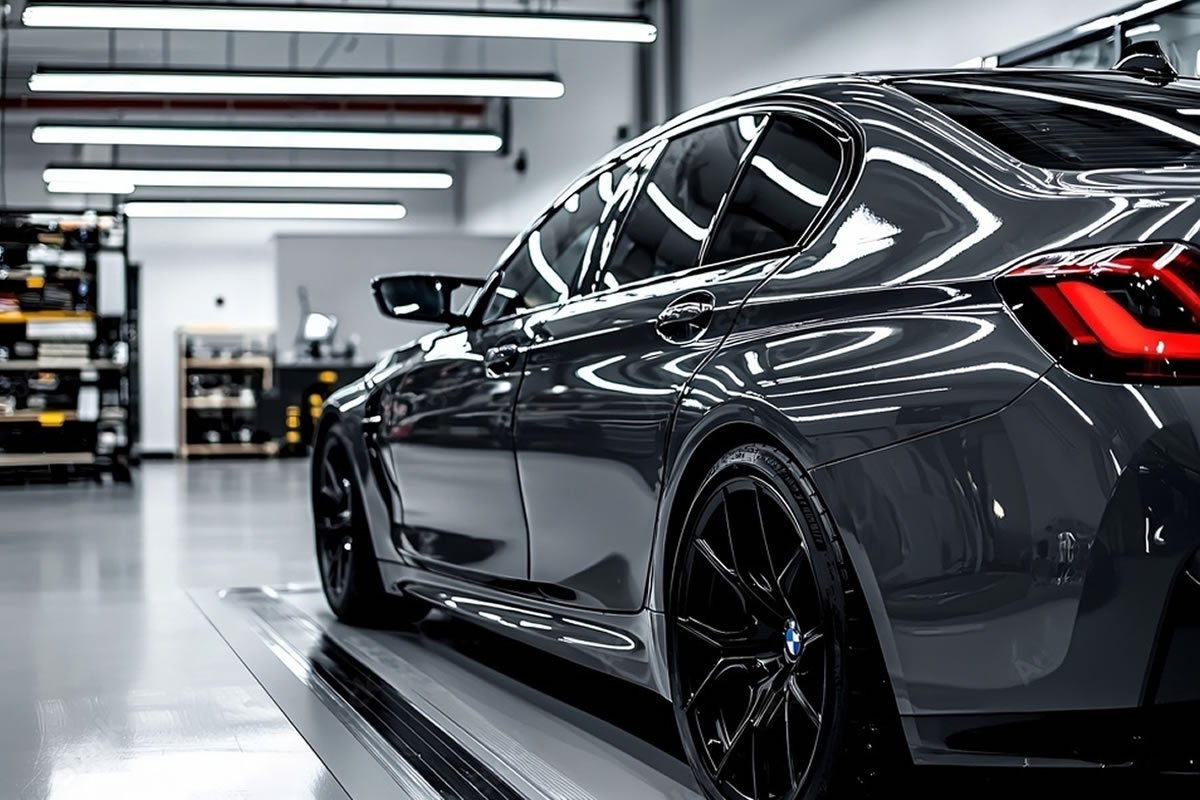 polarizado nanocerámica en vehiculo