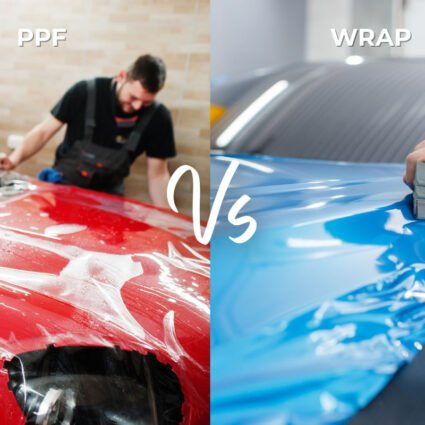 Comparación entre PPF y wrap para autos en Bogotá
